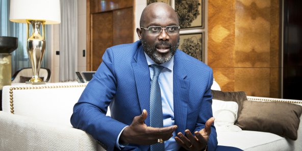 George Weah : ‘Je ne veux pas être un président qui part vivre en exil après son mandat’