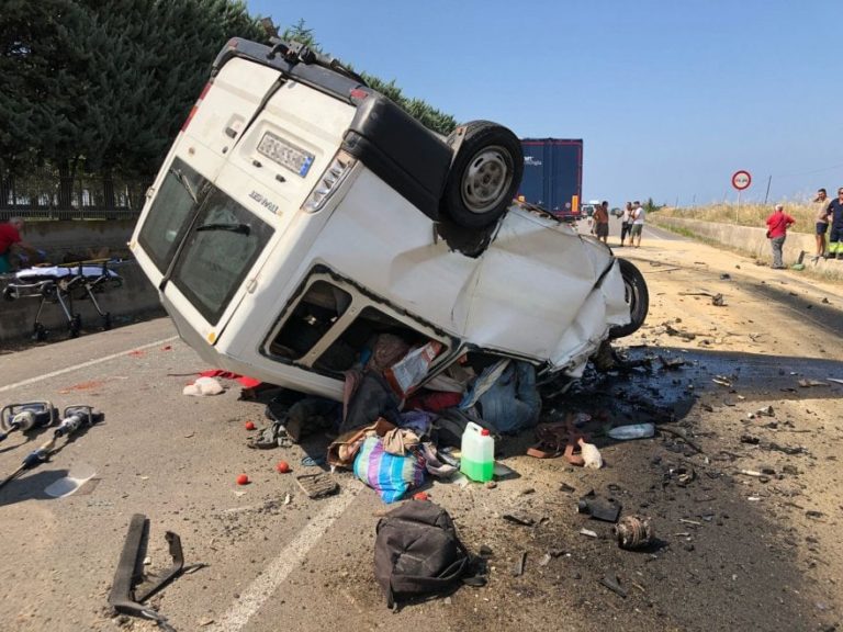 Italie : 4 Sénégalais tués, les images de l’accident