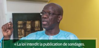 54%: Mame Adama Gueye s’insurge contre la mention de sondages par Macky Sall