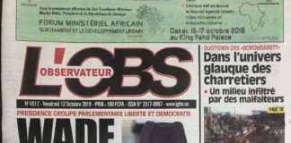 Le titre de Une le plus inspiré de ce vendredi 12 octobre