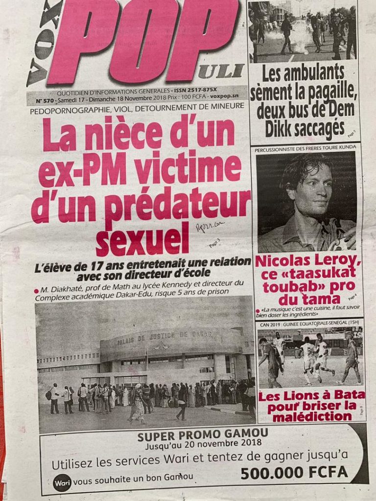 Titrologie du samedi 17 novembre : toutes les Unes