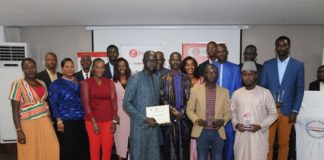 Dans l’ambiance du Prix E-jicom de journalisme ce samedi : Gaustin Diatta (Enquête), Grand prix