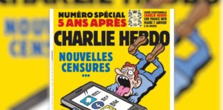 Charlie Hebdo pour son numéro anniversaire de l’attentat tacle les « nouveaux censeurs »