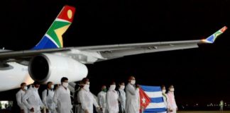 Covid-19 : plus de 200 médecins cubains en Afrique du Sud