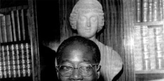 VIDÉO – Interview du président Léopold Senghor en avril 1966, en compagnie de Colette et de Philippe Maguilén enfant