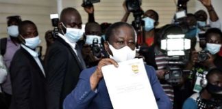 Élection présidentielle : sa candidature déposée, Bédié la « confie au peuple de Côte d’Ivoire »