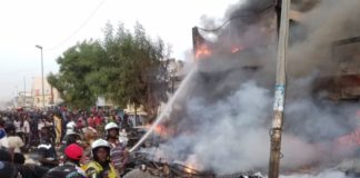 Marché Occass de Touba, incendie catastrophique