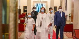 Lion Pape Bouba Diop : sa veuve Marion et ses deux orphelins au Palais de la République, ce mercredi