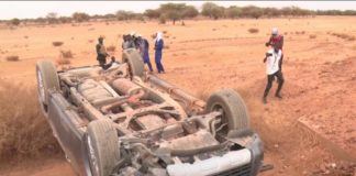 ACCIDENT LORS DE LA TOURNÉE ÉCONOMIQUE DE MACKY SALL DANS LE NORD : Mbaye Pekh et Modou Bara Dolly ont échappé à la mort