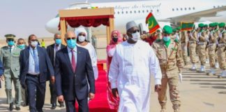 En visite en Mauritanie, Macky Sall prend « Langue de Barbarie »