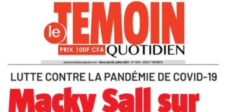 L’oeil du quotidien Le Témoin de ce mercredi