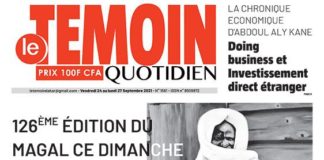 Dans le Témoin ce vendredi : Sonko ovationné à Touba