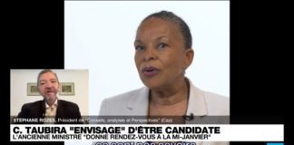 L’Antillaise Christiane Taubira et sa possible candidature présidentielle qui va couler la gauche française