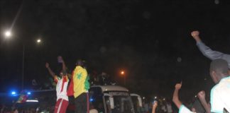 Accueil des Lions : des attardés ont dormi dans les rues de Dakar