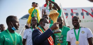 Prolongation de la CAN: présentation du Trophée dans les 14 régions du Sénégal