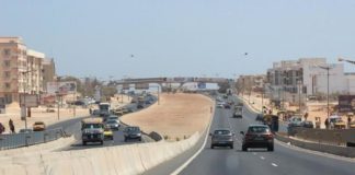 La première section de la VDN baptisée Boulevard Aliou Sow