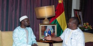 Politique: Sonko reçu par le président Embalo