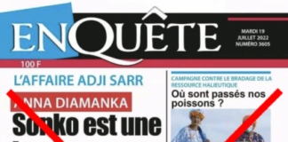 EnQuête utilisé contre Sonko: le journal «enquête» sur la manipulation de sa «Une»