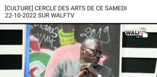 Ousseynou Nar Gueye, fondateur de Sen’Tract, dans l’émission ‘le Cercle des Arts’ de Walf TV, ce samedi 22 octobre