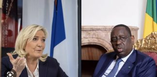 POLITIQUE : Marine le Pen reçue en catimini par Macky Sall