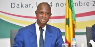 ANTOINE DIOME A TOUBA, SUITE A L’INCENDIE AU MARCHE OCASS