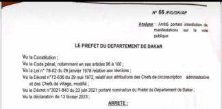 MEDIA-MANIFESTATION : Le préfet de Dakar dit niet au Groupe Walfadjri