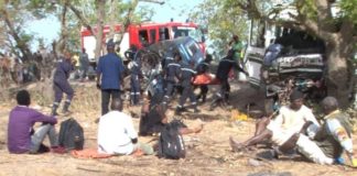 ACCIDENT DE LA ROUTE : Une collision entre deux véhicules particuliers à Louga fait 1 mort et 3 blessés