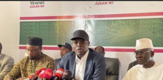 EN CONFÉRENCE DE PRESSE : Yewwi Askan wi annonce un « giga meeting » ce mardi 14 mars à Dakar