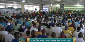 Ziarra générale: début de la cérémonie officielle à Tivaouane