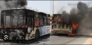 LIBERTÉ 6 : Deux bus de Dakar Dem Dikk incendiés