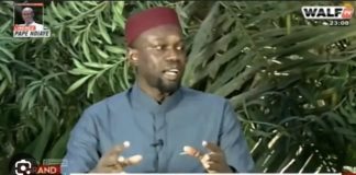 SORTIE DE SONKO SUR WALF TV : « Si Macky Sall veut m’arrêter, il devra se salir les mains »