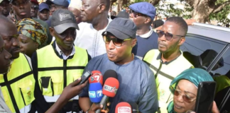 Opérations pré-hivernage à Dakar : Barthélémy Dias procède au curage des canaux à ciel ouvert