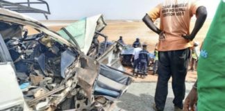 ACCIDENT À FOUNDIOUGNE : 4 morts enregistrés sur le coup