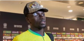 Sadio Mané déclare son admiration pour les Brésiliens et voit Vini Jr dans le Top 3 mondial