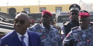 Sidiki Kaba (Intérieur) : il fait le atalaku du Camp Abdou Diassé modernisé