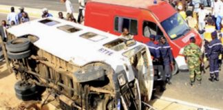 AXE TOUBA-KHELCOM : 1 mort et 38 blessés dans un accident