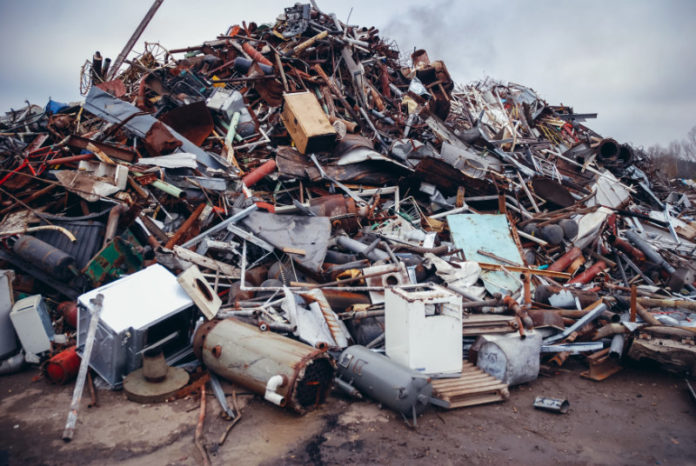 Scrap yard in Warsaw