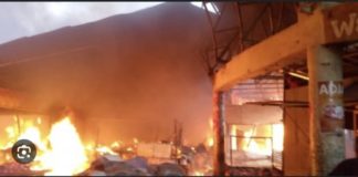 INCENDIE AU MARCHÉ BOUCOTTE : Les pertes estimées à près de 2 milliards Fcfa