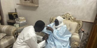 TOUBA : Amadou Ba reçu par Serigne Mountakha Mbacké