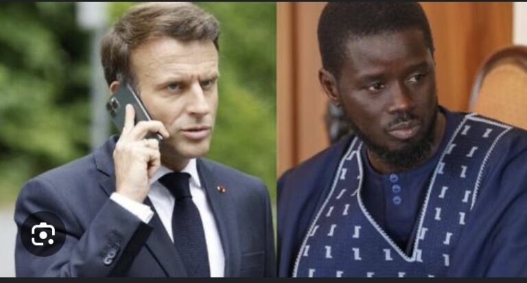COUP DE FIL DIOMAYE -MACRON : Découvrez ce qu’ils se sont dits au téléphone !