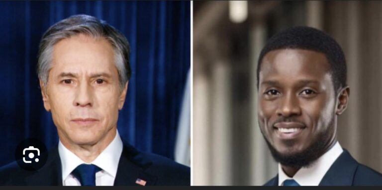 SÉNÉGAL_ETATS-UNIS : Bassirou Diomaye Faye a échangé avec Anthony Blinker