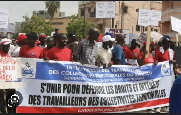 COLLECTIVITÉS TERRITORIALES : L’intersyndicale décrète encore cinq (5) jours de grève
