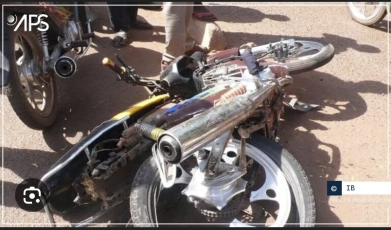 ACCIDENT MORTEL À KAOLACK : Un véhicule de de la gendarmerie percute une moto