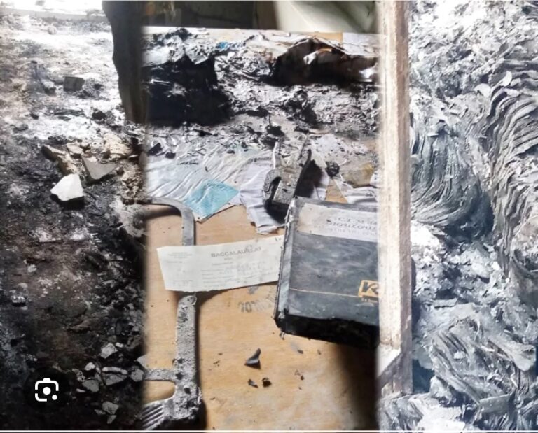 DIOULOULOU : Le CEM ravagé par les cendres, un ´acte délibéré’ soupçonné !