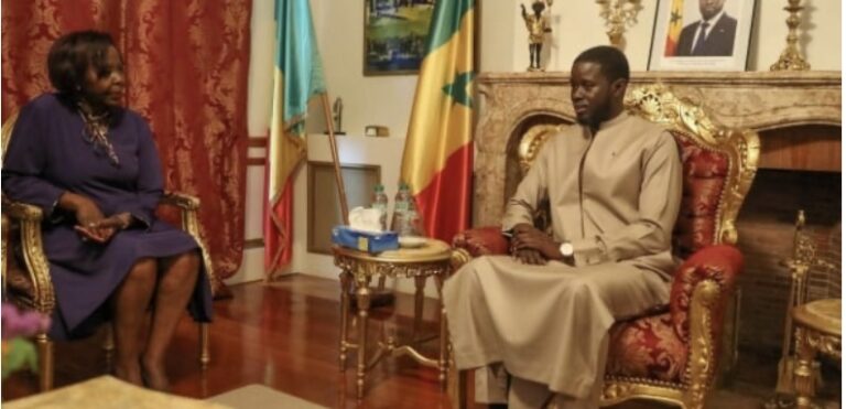 PARIS : Le Président Diomaye Faye a reçu la secrétaire générale de la Francophonie