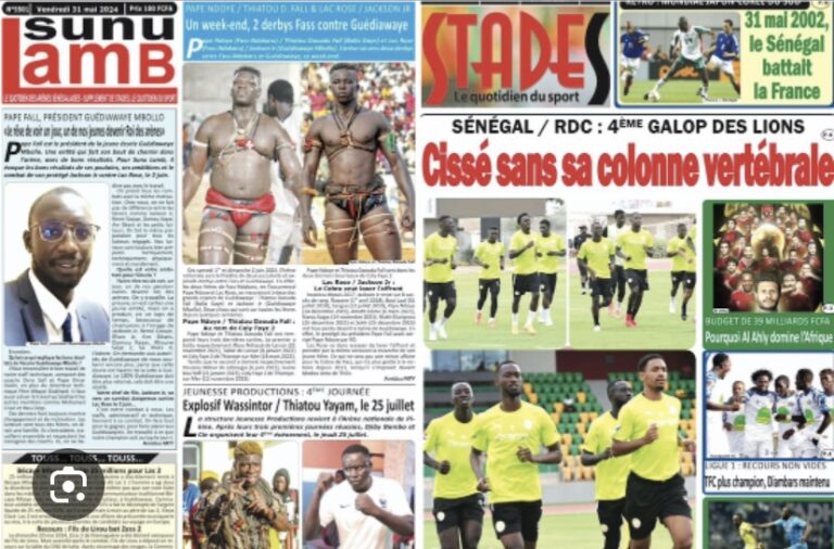CRISE À AFRICOME : Sunu Lamb et Stades suspendus de parution