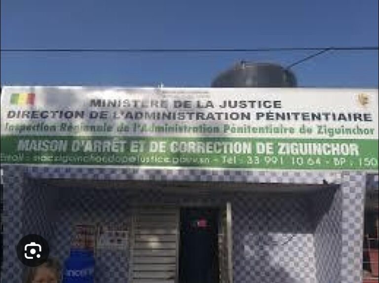 MAC DE ZIGUINCHOR : Un surveillant arrêté pour torture sur un détenu