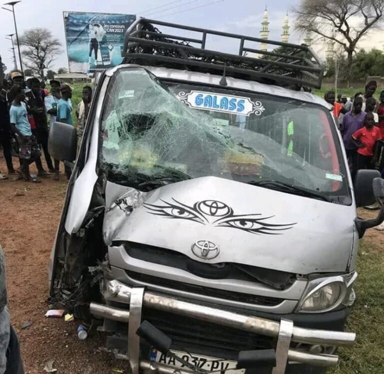 NDANGALMA : Un accident fait un (1) mort et six (6) blessés