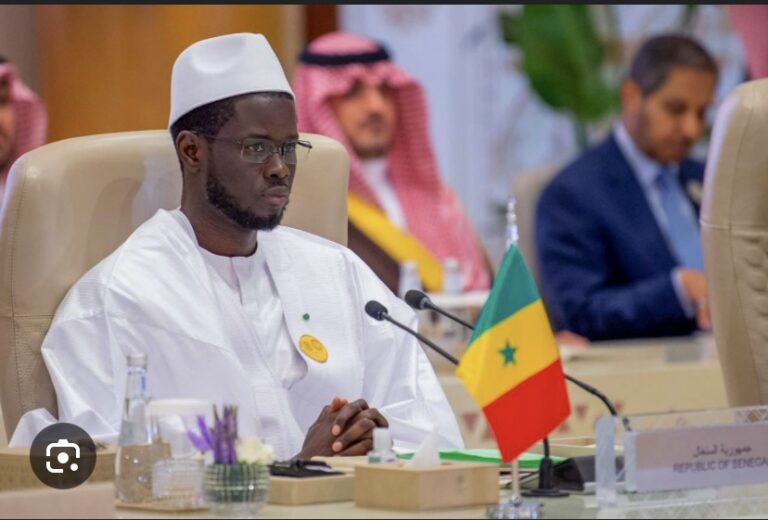 SOMMET DE L’OCI À RIYAD : Le Président Diomaye dénonce la violence subie par le peuple palestinien