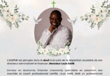 Décès de Louis Sarr: L’ADEPME attristée